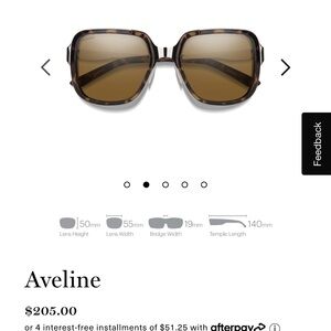 Like New SMITH Aveline Tortoise Chroma Pop Polarized Brown Lens Sunglasses.